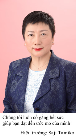 Trường Nhật ngữ Sappro Hiệu trưởng: Saji Tamiko